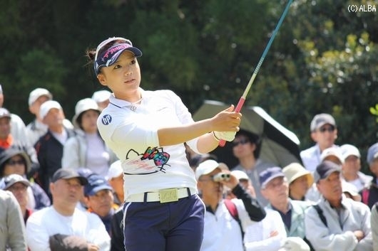 流れがに乗りきれない有村智恵(撮影:ALBA)