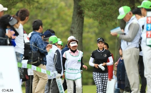 ショットに不安を抱えつつも4位タイと好スタートを切った森田(撮影:福田文平)