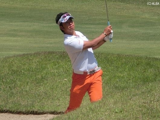 2年連続の参加の松山、今年はプロとして参戦（撮影：ＡＬＢＡ）