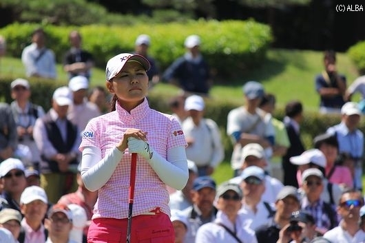 今季2勝目を狙う横峯さくら（撮影：ＡＬＢＡ）