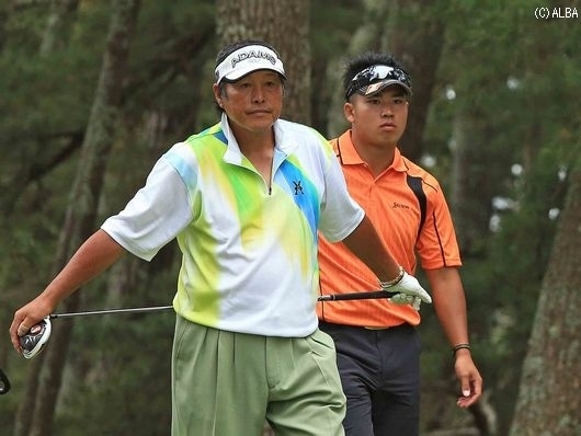 怪物ルーキーとラウンドして改めて驚かされたジャンボ尾崎(撮影:米山聡明)