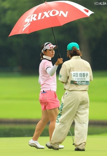 優勝で賞金女王をぐっと引き寄せたい森田理香子（撮影：福田文平）