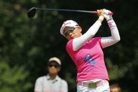 逆転で米ツアー初優勝を狙った有村だったが、今回はおあずけに(Photo by Hunter Martin/Getty Images)