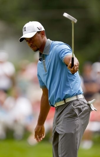 ビッグスコアを叩きだし独走態勢に入ったウッズ(Photo by Gregory ShamusGetty Images)