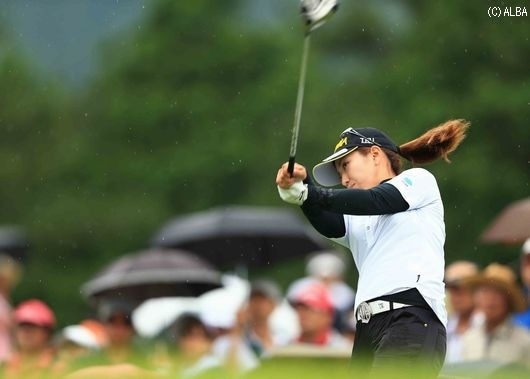 4位タイで3日目に進む笠りつ子！先週の悔しさを最終日にぶつける！（撮影：米山聡明）