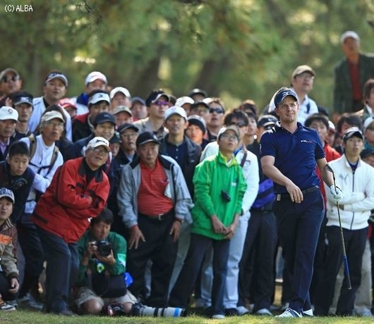ルーク・ドナルドが日本で大会連覇に挑む(撮影:米山聡明)