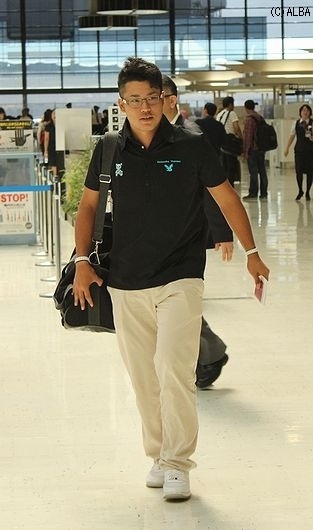 プレジデンツカップ、そして米ツアー本格参戦に向けて出国した松山英樹（撮影：ＡＬＢＡ）