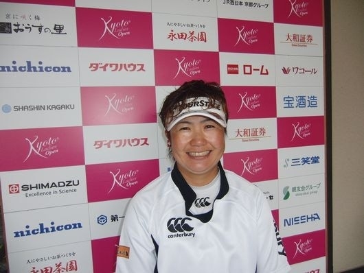 初日首位に立った新坂上ゆう子（写真提供：LPGA)