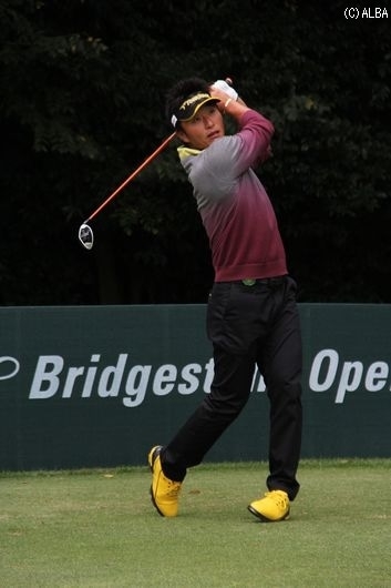 ホストプロとして優勝の期待がかかる宮本勝昌!初日6位タイと好位置につけた(撮影:ALBA)