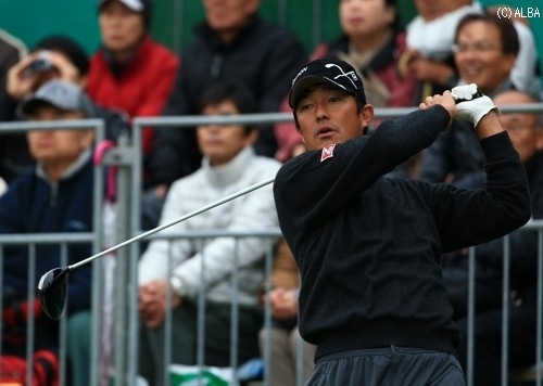 先週から好調をキープしている山下和宏！4位タイで決勝Rへ（撮影：米山聡明）