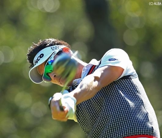キム・ヒョンソン、L・ドナルドに喰らいつき2打差で最終日（撮影：米山聡明）