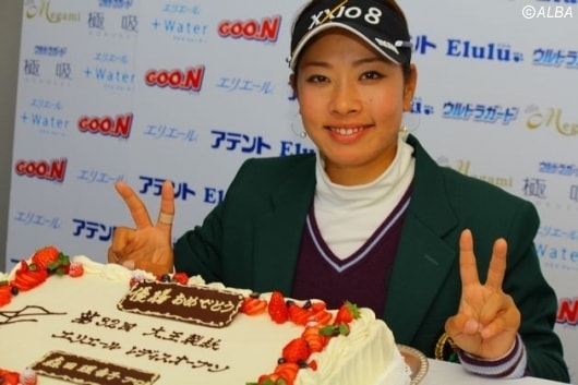 最終戦を前に再び首位に立った森田理香子、横峯さくらと争う女王レースの行方は（撮影：ＡＬＢＡ）