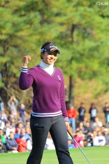今季4勝目で世界ランクも急浮上した森田理香子（撮影：ＡＬＢＡ）