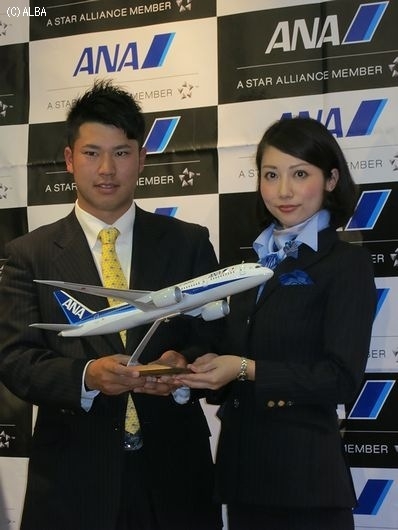 レクサスに続き、ANAが松山のスポンサーに！（撮影：ＡＬＢＡ）