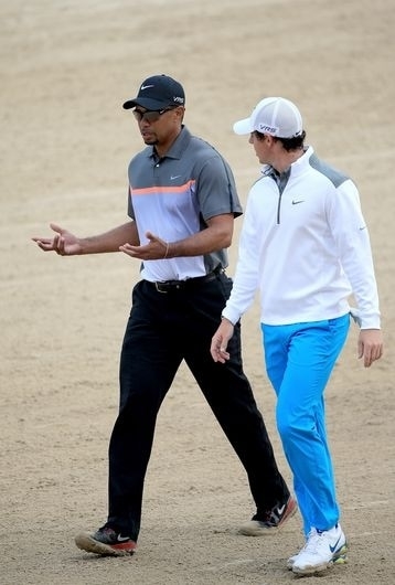 ウッズとマキロイ、予選ラウンドは同組でラウンド(Photo by David CannonGetty Images)
