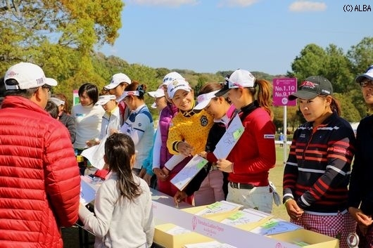 選手主導でチャリティ活動が行われている（撮影：ＡＬＢＡ）