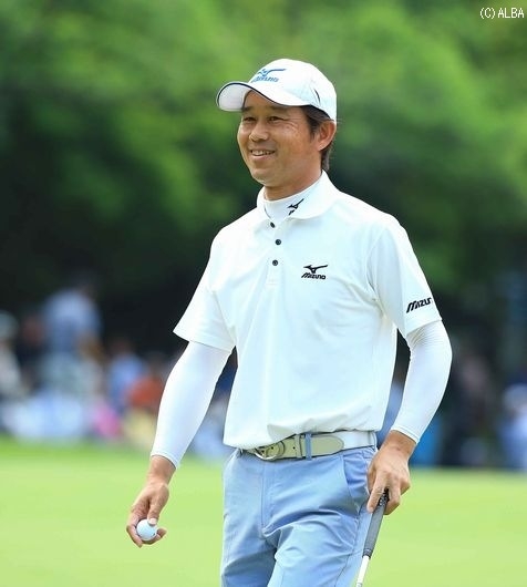 地元の桑原が4つ伸ばし11位Tに急浮上！（撮影：米山聡明）