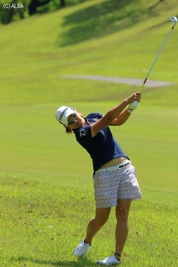 1打差の2位Tの成田、メジャー制覇に続き逆転で今季2勝目を狙う!(撮影:ALBA)