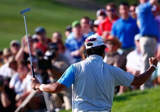 米ツアー優勝を成し遂げた松山　その視線はすでに次の目標へ(Photo by Sam GreenwoodGetty Images)