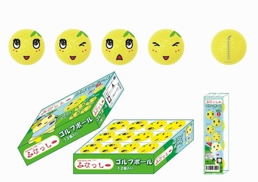 ついにふなっしーがゴルフボールに！