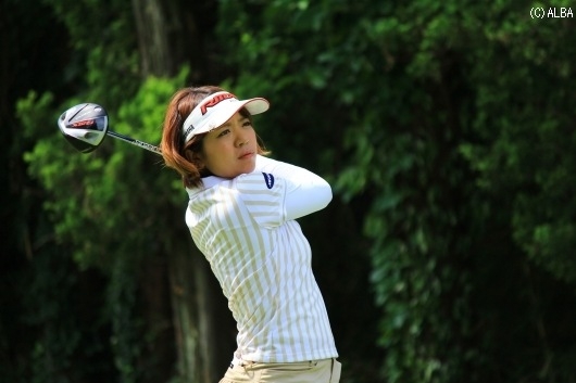 中村香織が単独首位に浮上!(撮影:ALBA)