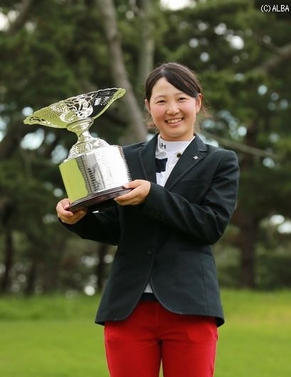 決勝戦を3＆2で制し、今年の「日本女子アマ」チャンピオンとなった蛭田みな美（撮影：ＡＬＢＡ）