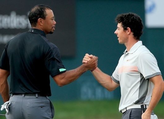 ゴルフ界のスター2人もアイスバケットチャレンジを行った(Photo by Francois NelGetty Images)