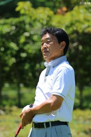 羽川は最終ホールでイーグル奪取で首位タイに浮上！（撮影：ＡＬＢＡ）