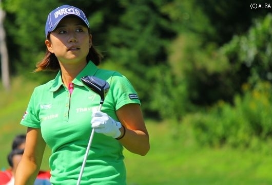 今季好調の原江里菜、先週の上田桃子の優勝で火がついた！（撮影：ＡＬＢＡ）