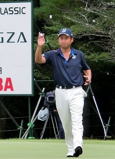 池田勇太が絶好の位置で決勝ラウンドに駒を進めた（撮影：ＡＬＢＡ）