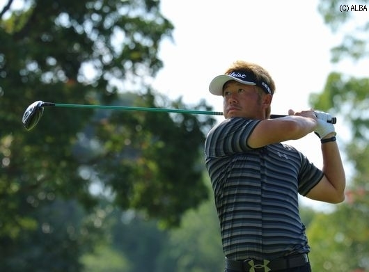 優勝候補の大本命・小田孔明に勝利してベスト4進出を果たした松村道央（撮影：ＡＬＢＡ）
