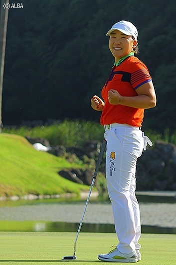 今季4勝目を挙げた申ジエ（撮影：ＡＬＢＡ）
