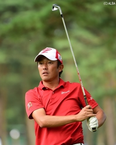 ショットは不満ながら1打差の2位に浮上した山下和宏（撮影：上山敬太）