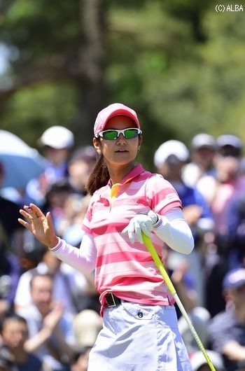 宮里藍が今季2度目の国内ツアー参戦を決めた（撮影：上山敬太）