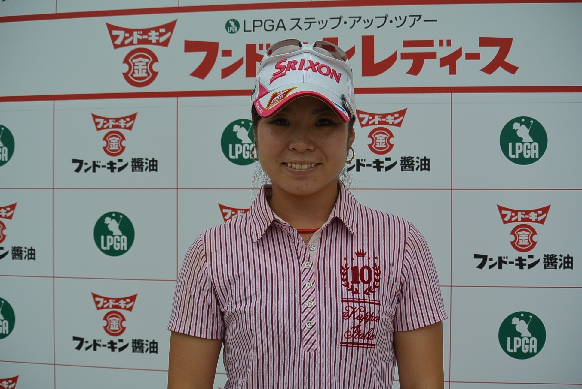単独首位に立った槇谷香！（写真提供：LPGA）