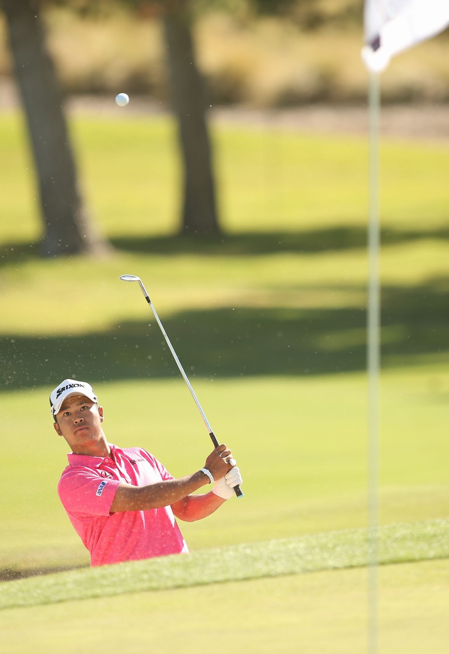22位Tに順位を落とした松山英樹(Photo by Darren Carroll/Getty Images)
