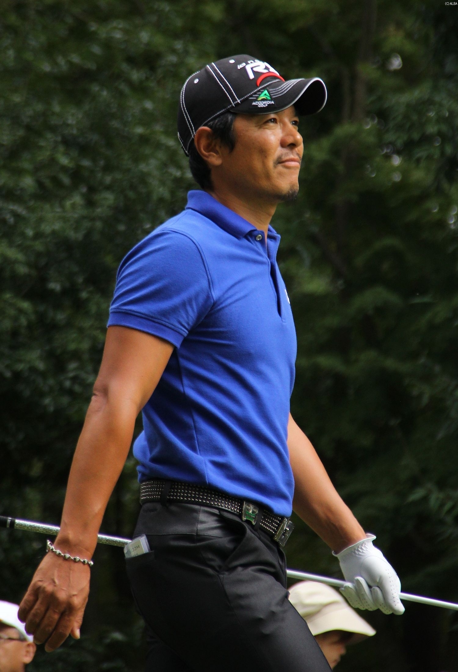 矢野東、1打差の2位で決勝ラウンドへ（撮影：ＡＬＢＡ）