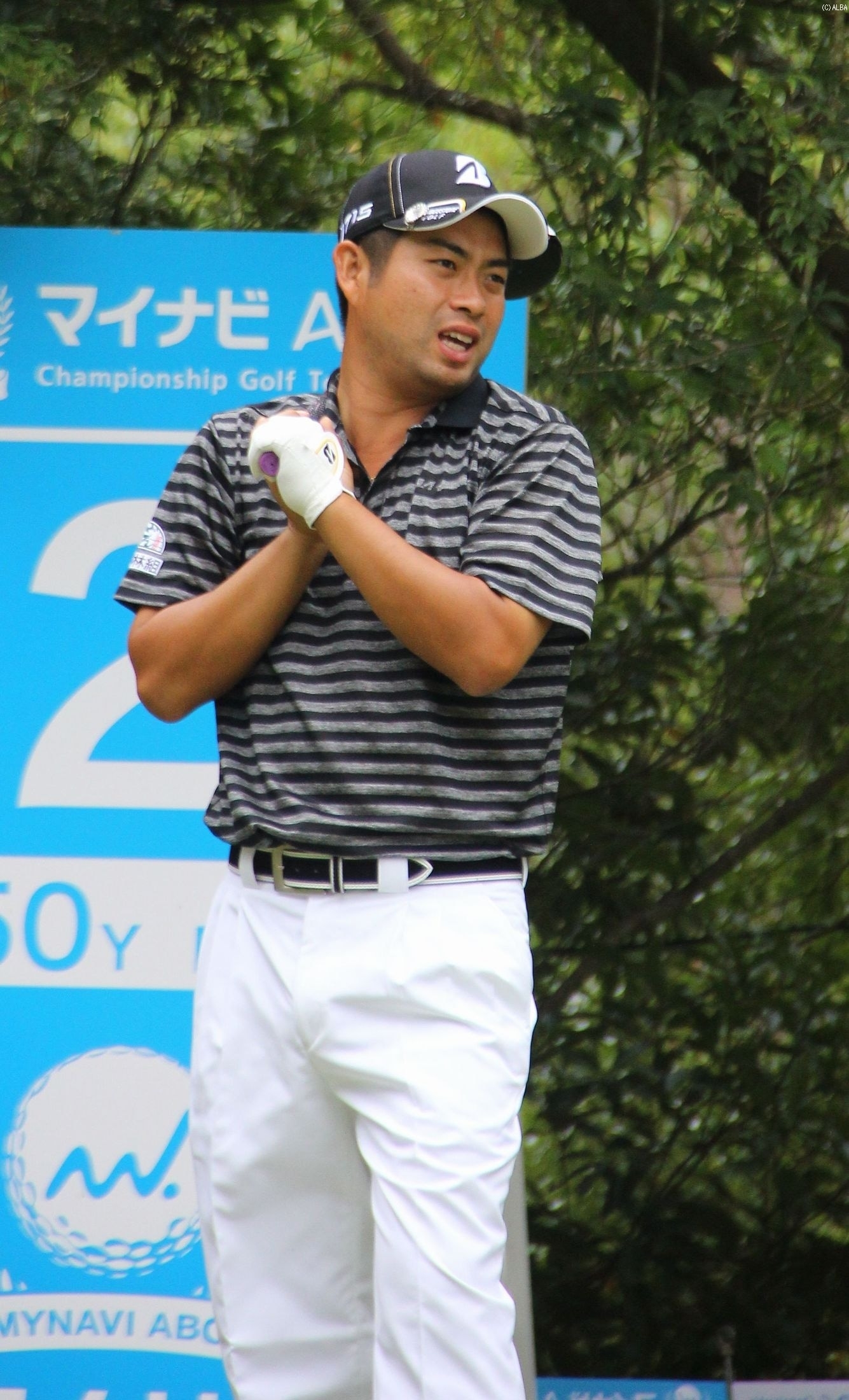 8位Tに踏みとどまった池田勇太！（撮影：ＡＬＢＡ）