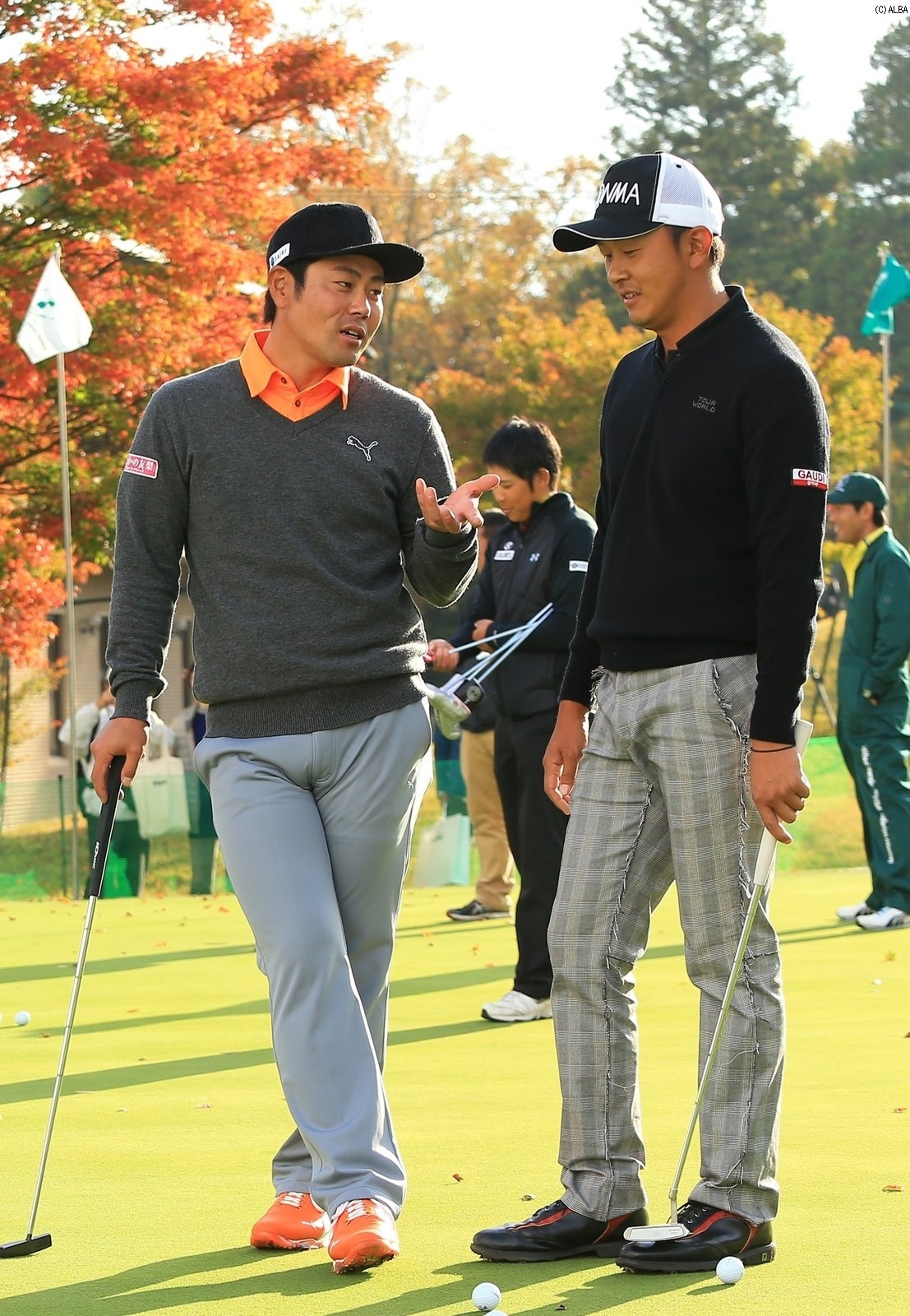 谷原秀人と岩田寛、共に先週は惜しかった（撮影：米山聡明）
