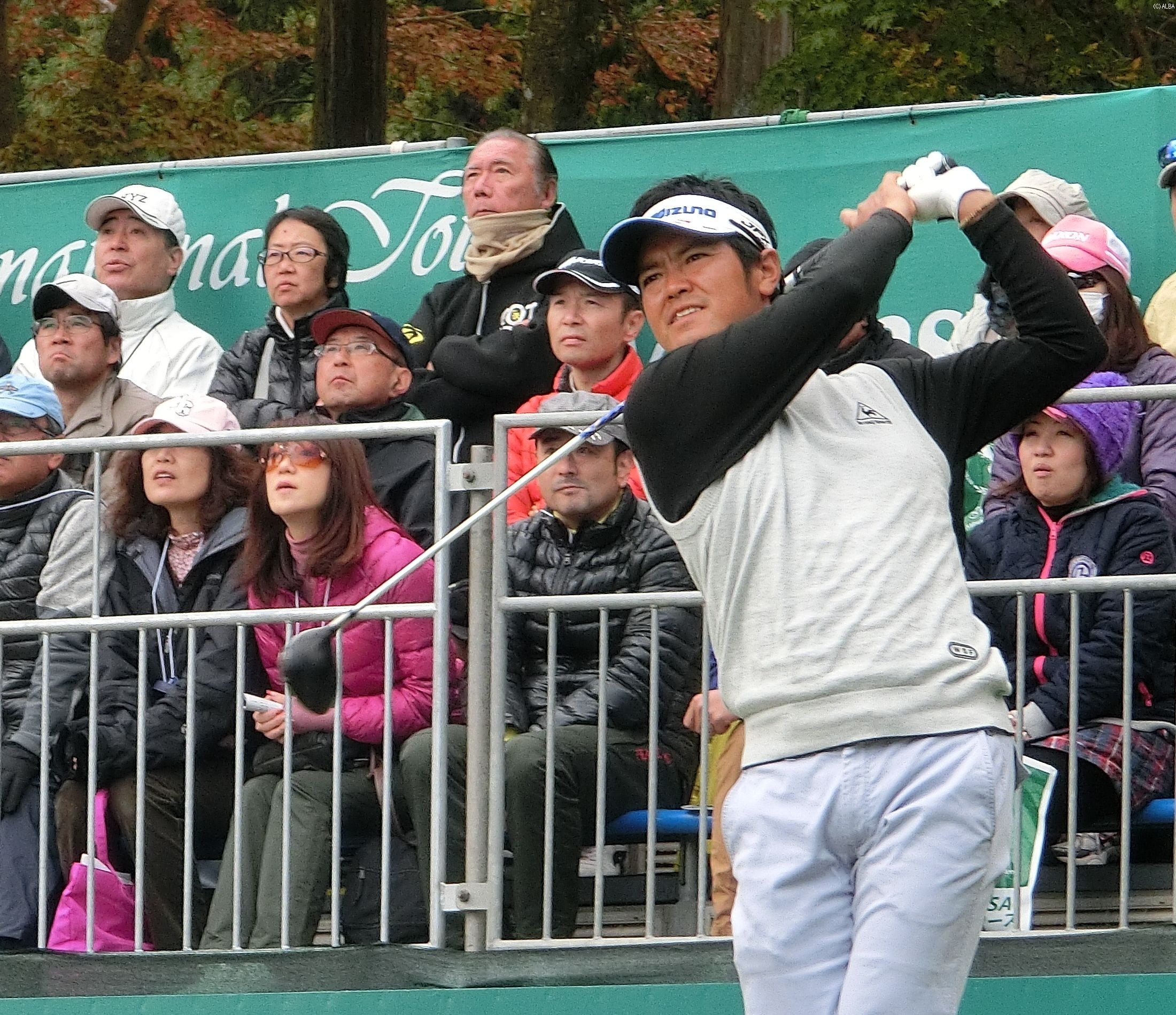 武藤俊憲が1打差2位に浮上！（撮影：ＡＬＢＡ）
