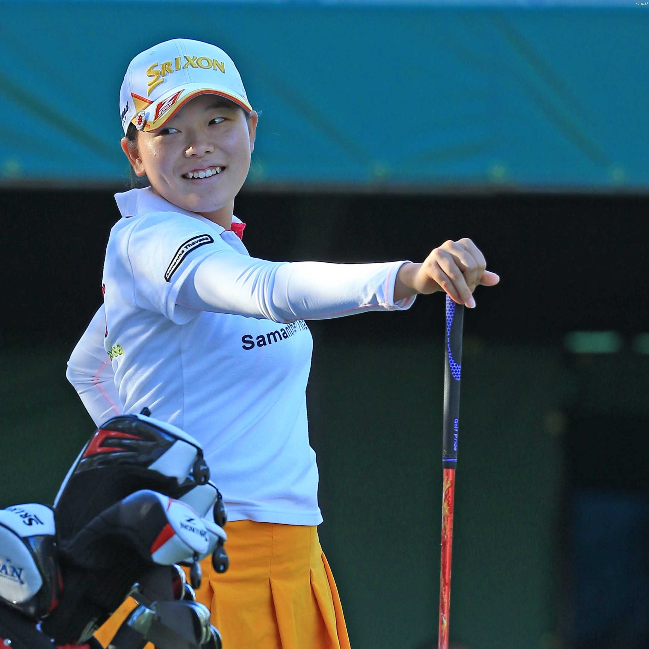 史上初アマチュア選手として参戦している勝みなみ！新たな勲章（撮影：米山聡明）
