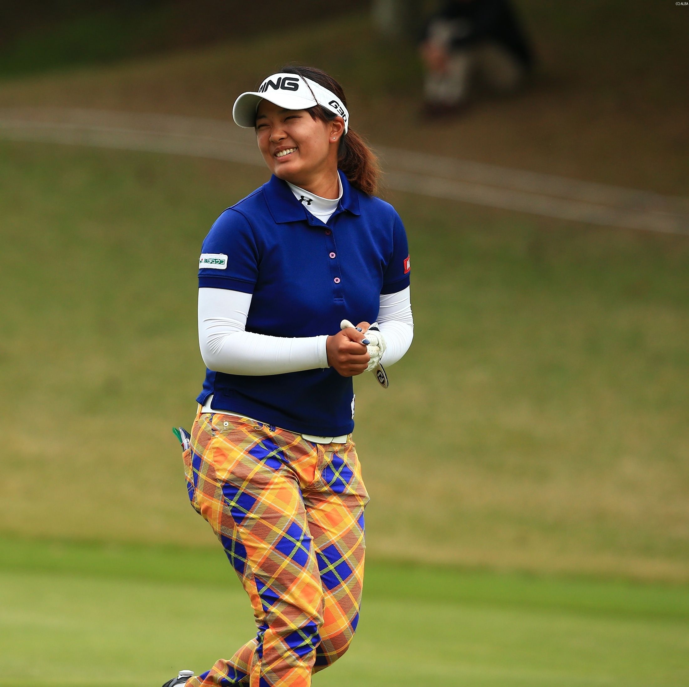 森田理香子を抜き、67位に上がった鈴木愛（撮影：米山聡明）