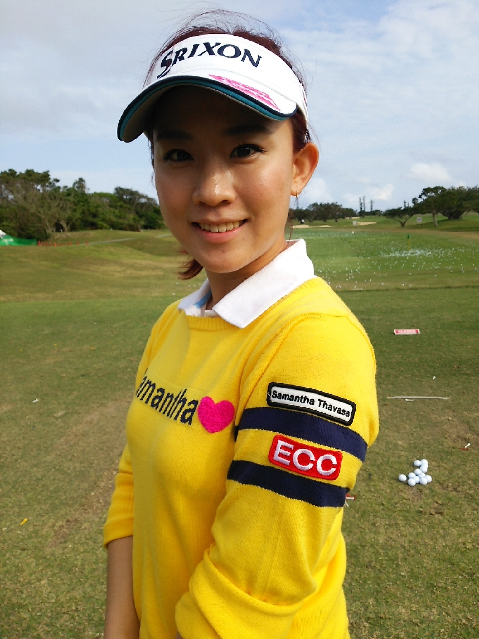 今年から左肩に“ECC”のロゴが入る香妻（写真提供：株式会社 One For One）