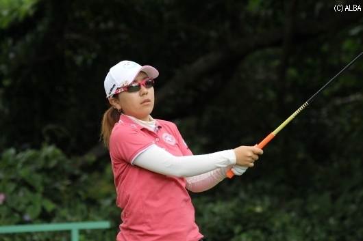 1打差で首位を追いかける宮里美香！（撮影：ＡＬＢＡ）