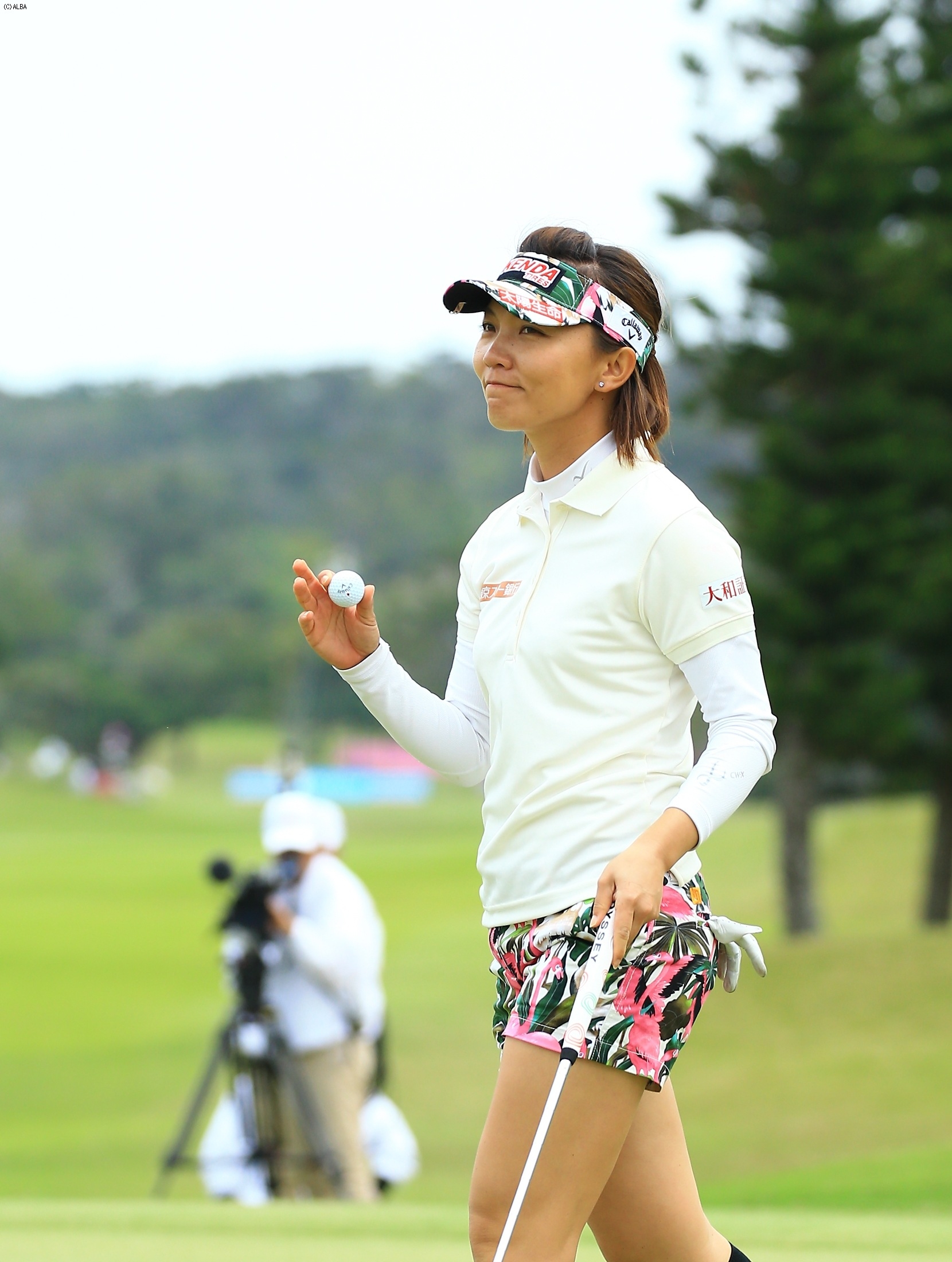 横綱相撲で圧勝のテレサ、悲願の賞金女王へ最高のスタートを切った（撮影：福田文平）