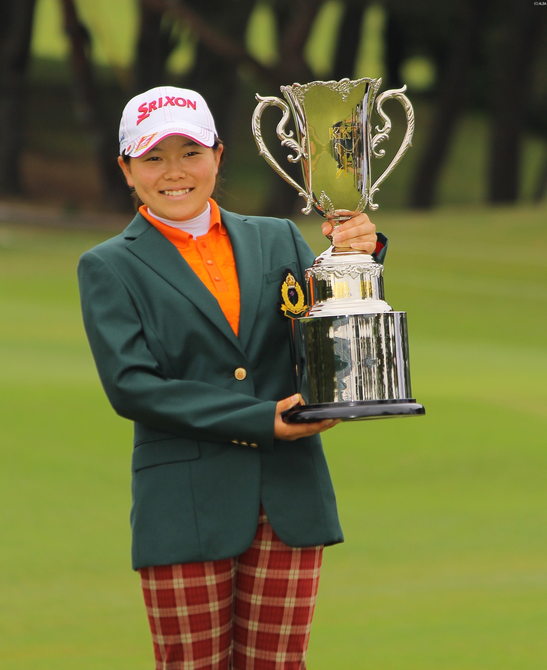 昨年アマながらツアー制覇を達成した勝みなみ、2勝目なるか？！（撮影：ＡＬＢＡ）