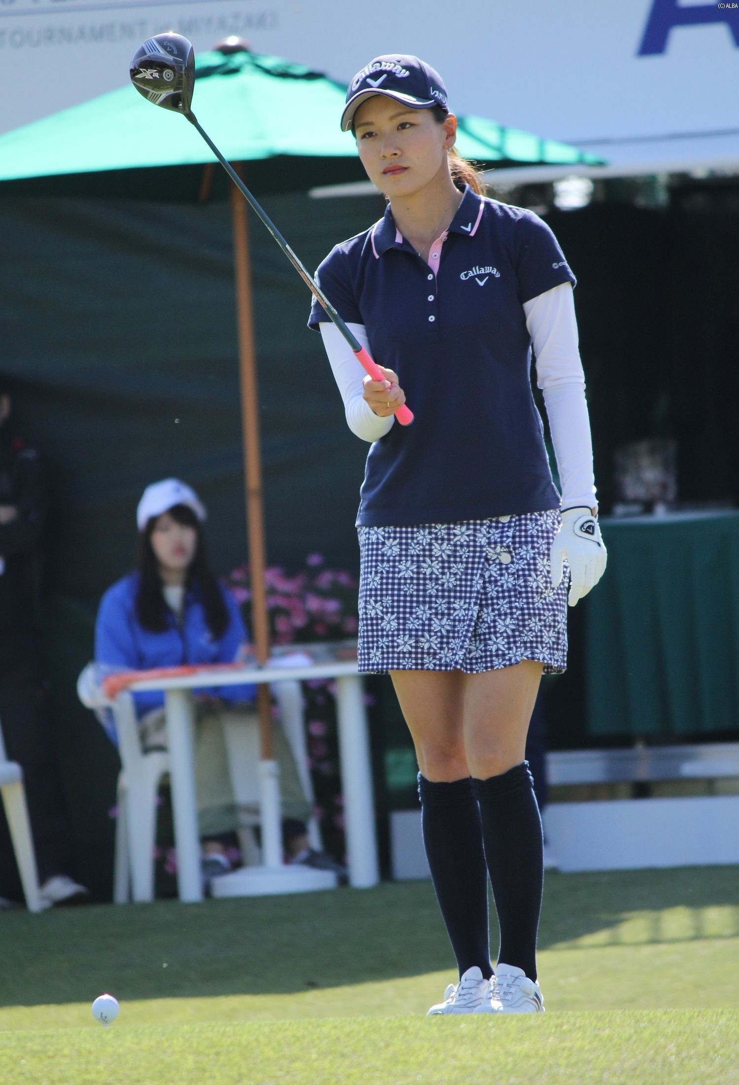 この日、後半に3つ伸ばし5位タイに浮上した藤田(撮影:ALBA)