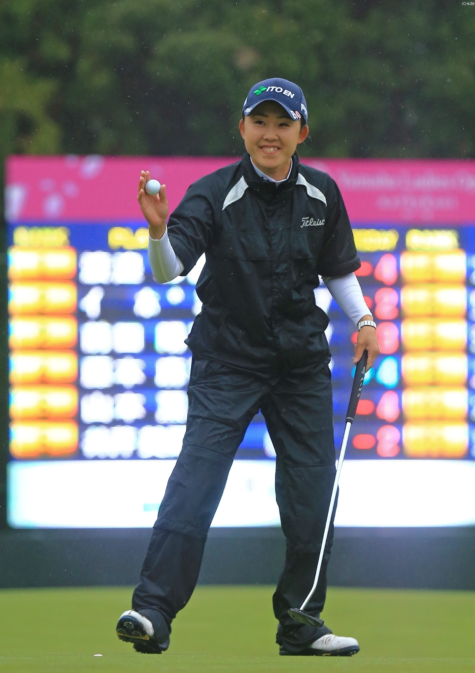 前田陽子、粘りのゴルフで2位Tでフィニッシュ！（撮影：岩本芳弘）