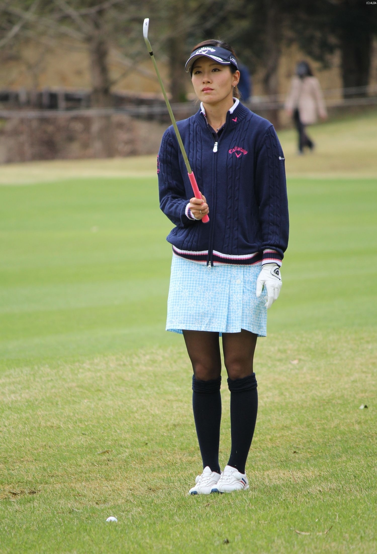 藤田光里、2位に3打差をつけ、ツアー初優勝に王手！（撮影：ＡＬＢＡ）
