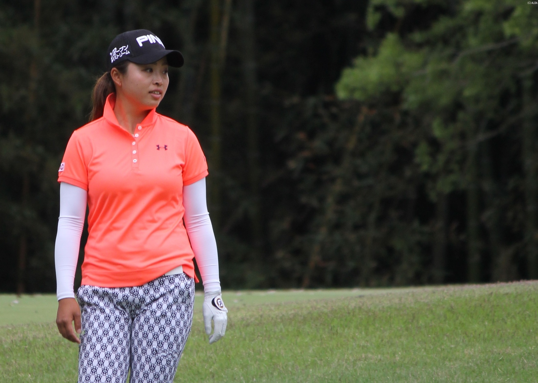 先週1打及ばず優勝を逃した一ノ瀬、今週は連覇を狙う（撮影：ＡＬＢＡ）